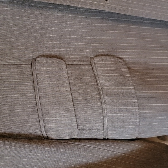 Ted Baker Endurance Striped Suit Jacket Blazer 38R Gray Purple wool crisp - Picture 3 of 8